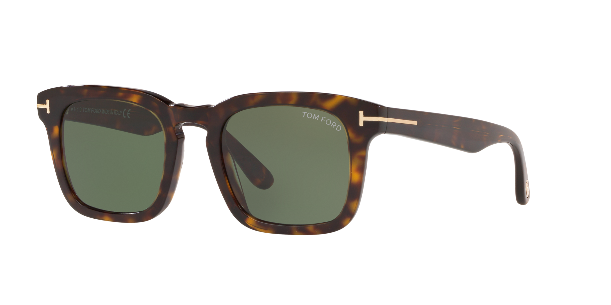 Tom Ford Open Box - Tom Ford Andrew Brown Square Sunglasses FT0500 01H -  Sunglasses, Andrew - Jomashop