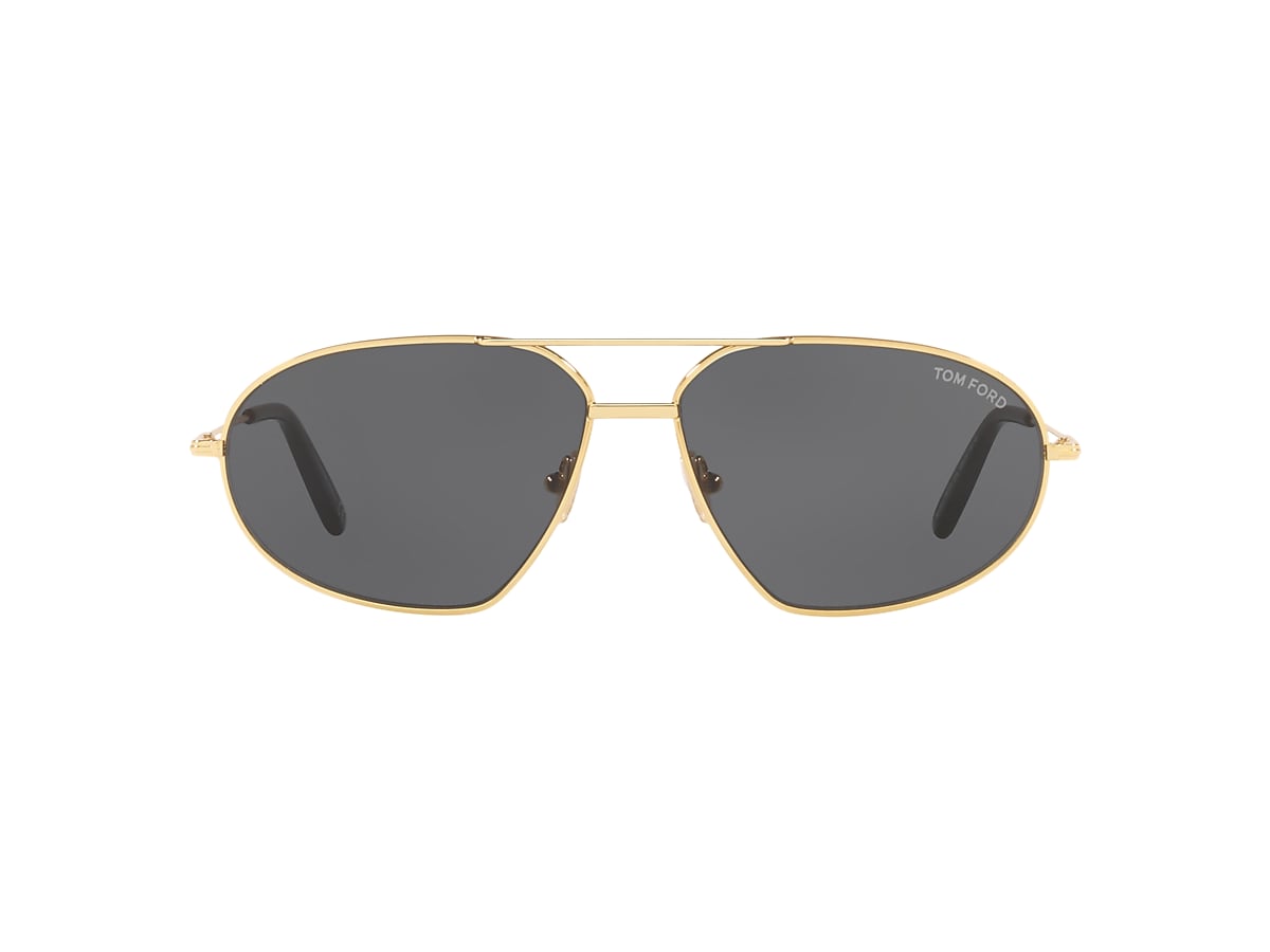 Tom Ford FT0771 63 Grey & Yellow Gold Sunglasses | Sunglass Hut Australia