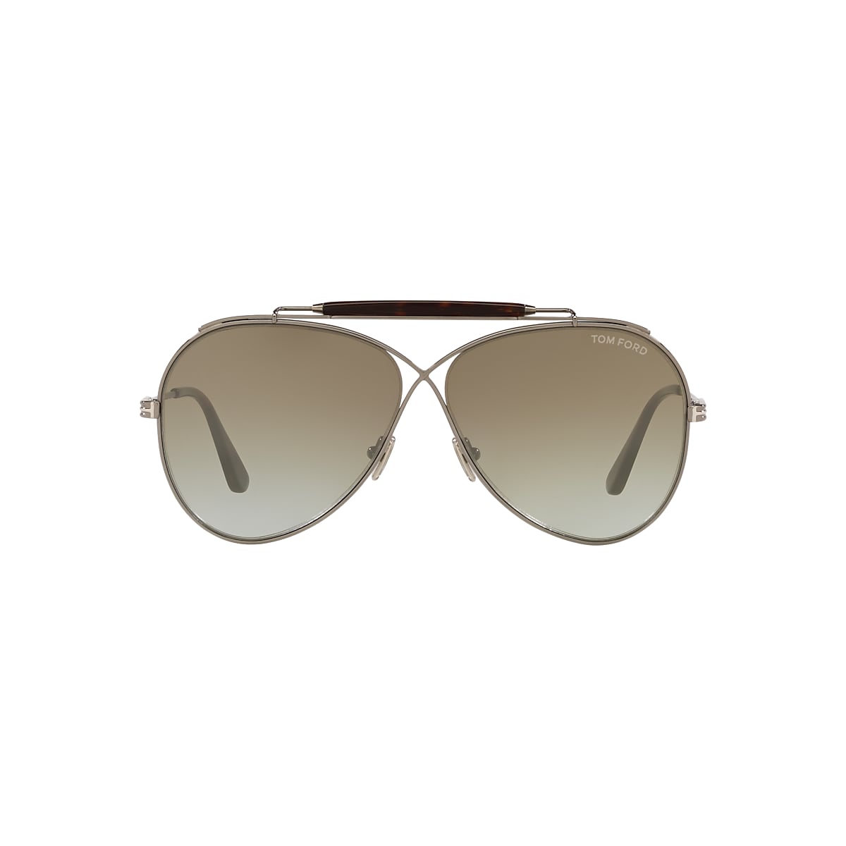 Tom Ford FT0818 60 Brown Mirror & Gunmetal Shiny Sunglasses | Sunglass Hut  USA