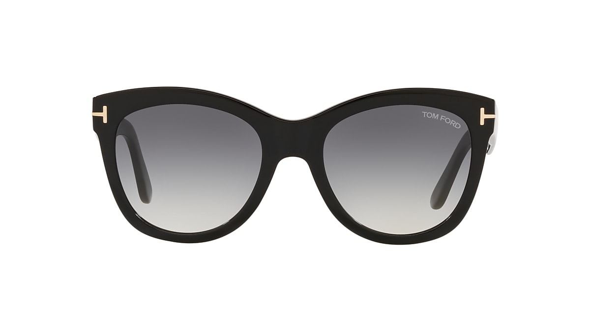 Tom Ford FT0870 54 Grey Grad & Shiny Black Sunglasses | Sunglass Hut United  Kingdom