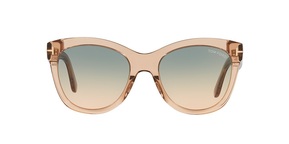 Tom Ford FT0870 54 Green Gradient & Brown Sunglasses | Sunglass