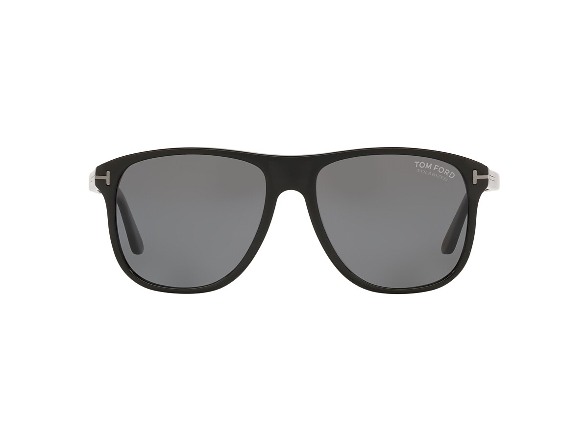 Tom Ford FT0905-N 56 Grey & Black Shiny Sunglasses | Sunglass Hut USA