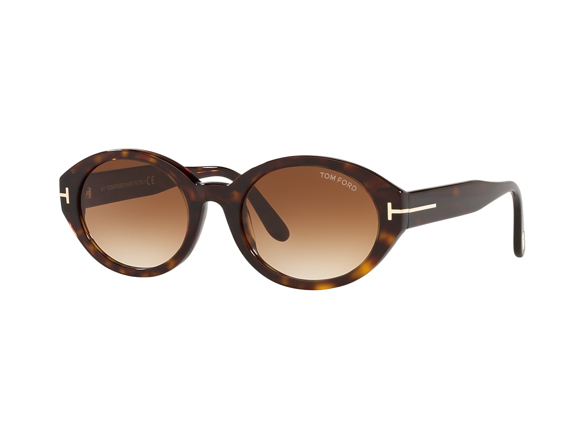 Tom Ford FT0916 55 Brown Gradient & Tortoise Sunglasses | Sunglass Hut USA