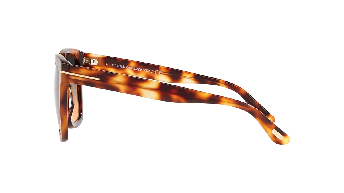 Tom Ford FT0952 55 Green & Gold Shiny Sunglasses | Sunglass Hut USA