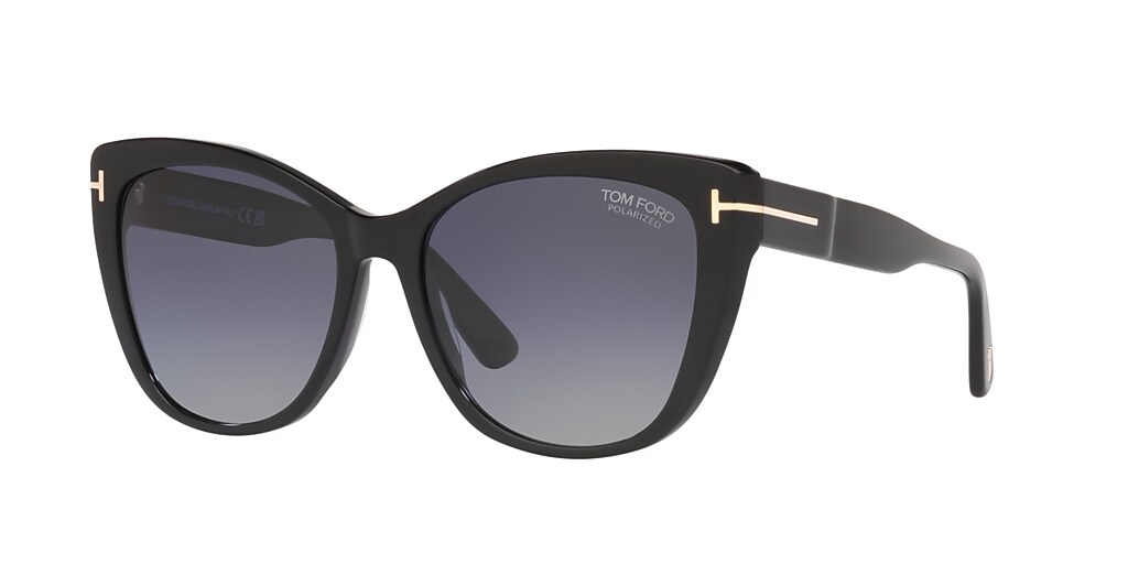 Tom Ford FT0937 57 Grey Polar & Black Shiny Polarised Sunglasses ...