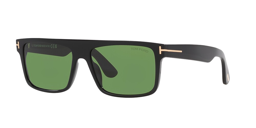 Tom Ford FT0999 58 Green & Black Shiny Sunglasses | Sunglass Hut USA
