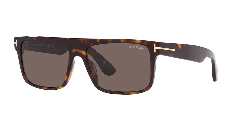 Tom Ford FT0999 58 Grey & Dark Brown Sunglasses | Sunglass Hut USA