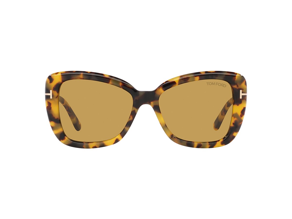 Tom Ford FT1008 55 Brown & Brown Sunglasses | Sunglass Hut United Kingdom