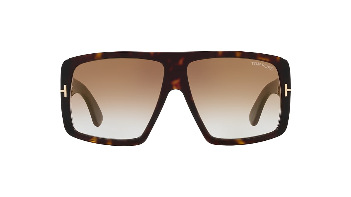 Tom Ford Raven 60 Brown Gradient & Tortoise Black Sunglasses
