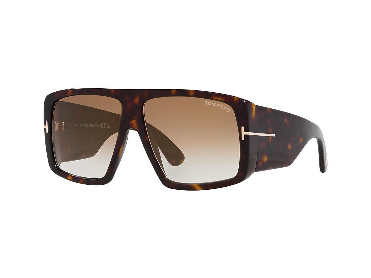 Tom Ford Raven 60 Brown Gradient & Tortoise Black Sunglasses