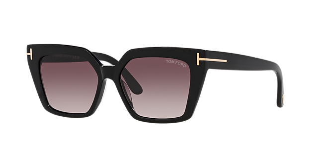 Tom Ford Winona 53 Brown Gradient & Tortoise Black Sunglasses