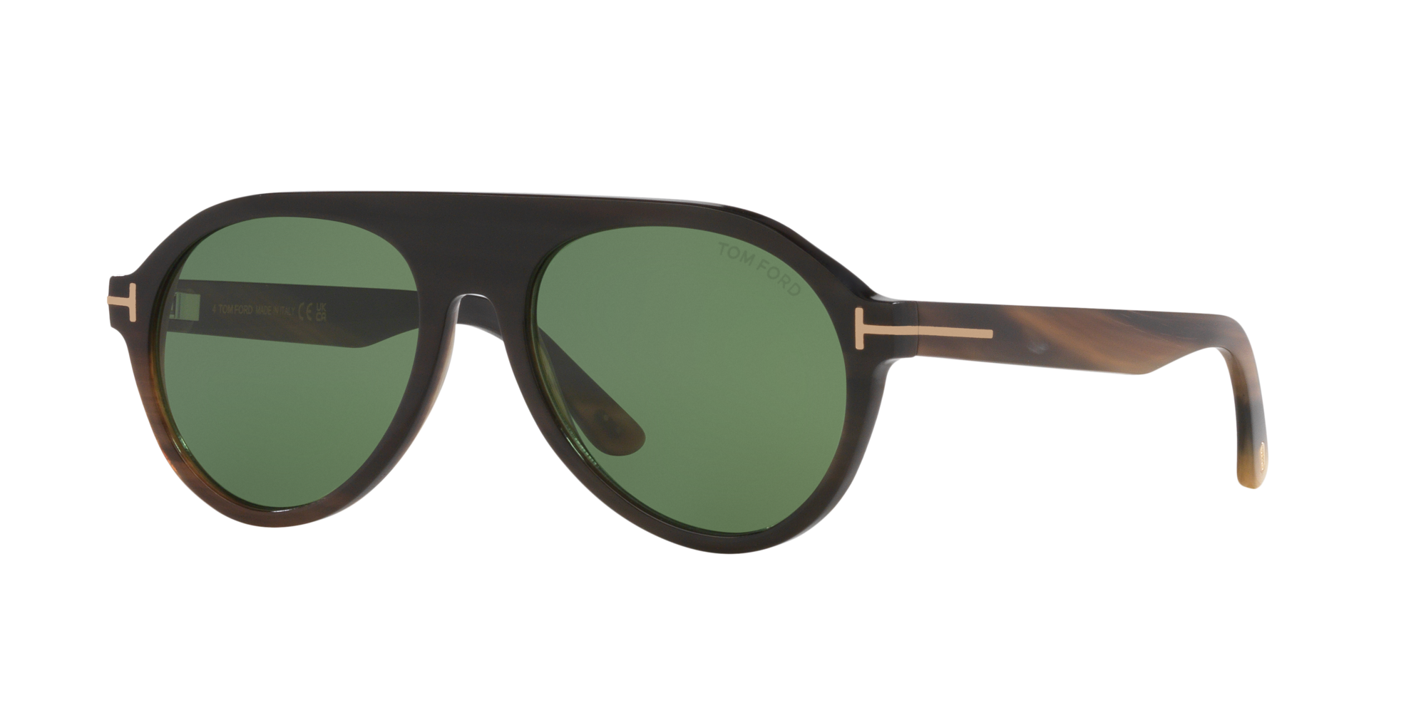 Shop Tom Ford Man Sunglass Ft1047 In Green