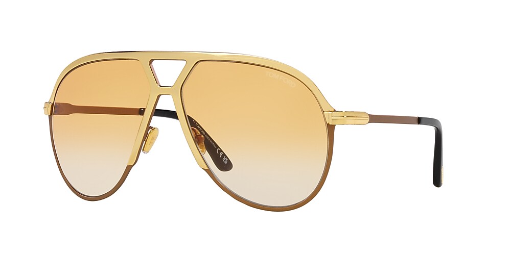 Tom ford sale sunglasses gold frame