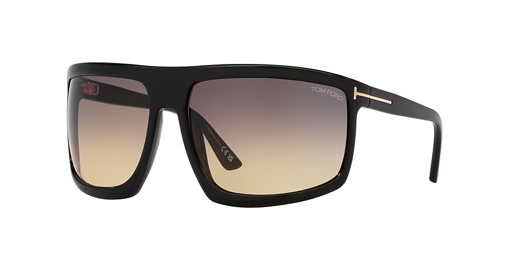 Tom Ford Clint-02 68 Grey Gradient & Black Sunglasses | Sunglass Hut USA