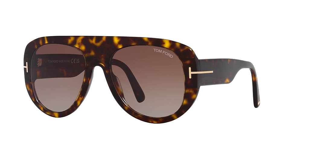 Tom Ford Cecil 55 Burgundy & Tortoise Black Sunglasses | Sunglass Hut USA