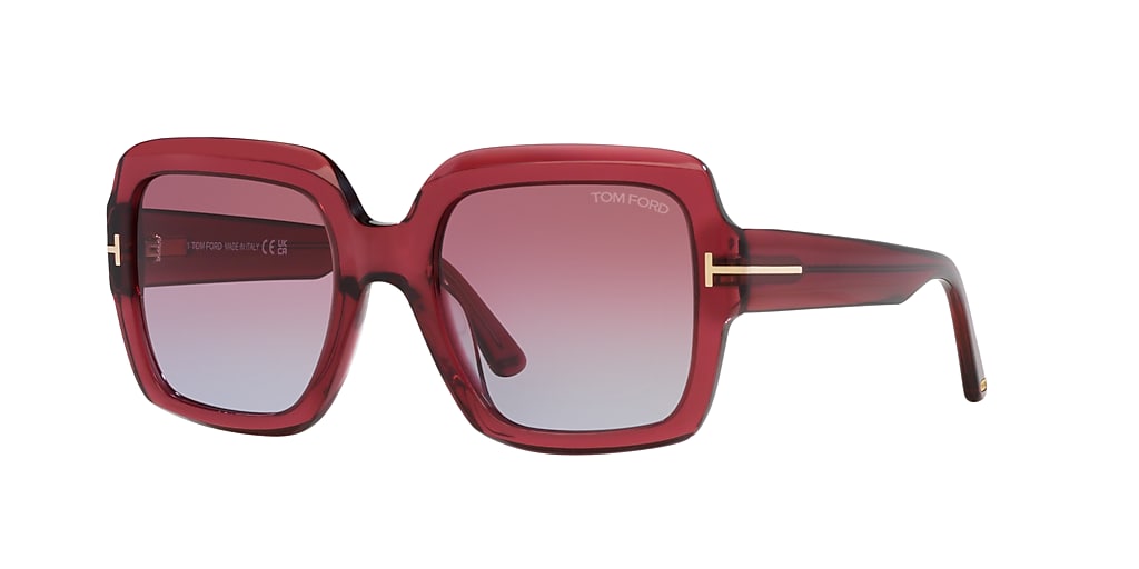 Tom Ford Kaya 54 Purple & Red Shiny Sunglasses | Sunglass Hut USA