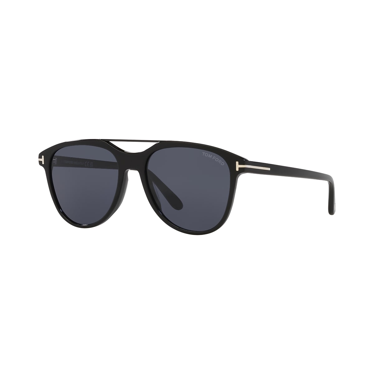 ドム Tom Ford Damian-02 XL (54 - 17) with Blue lenses and Black frame