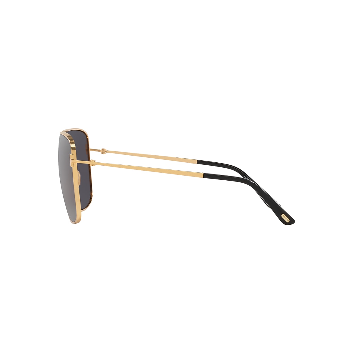 Tom Ford Huxley XXL (68 - 03) with Grey lenses and Gold frame