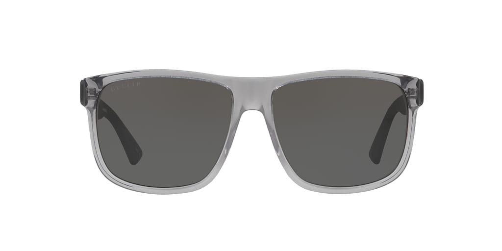 Gucci Gg0010s 58 GreyBlack & Grey Polarised Sunglasses Sunglass Hut