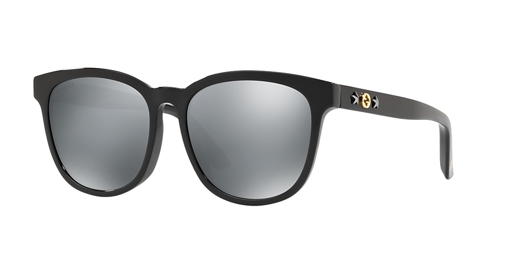 Download Gucci GG0232SK 56 Grey-Black & Black Sunglasses | Sunglass ...