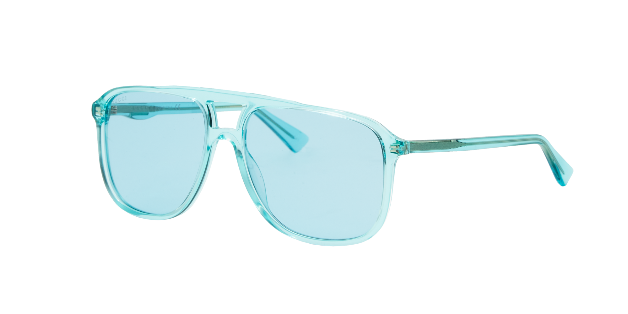 blue gucci aviators