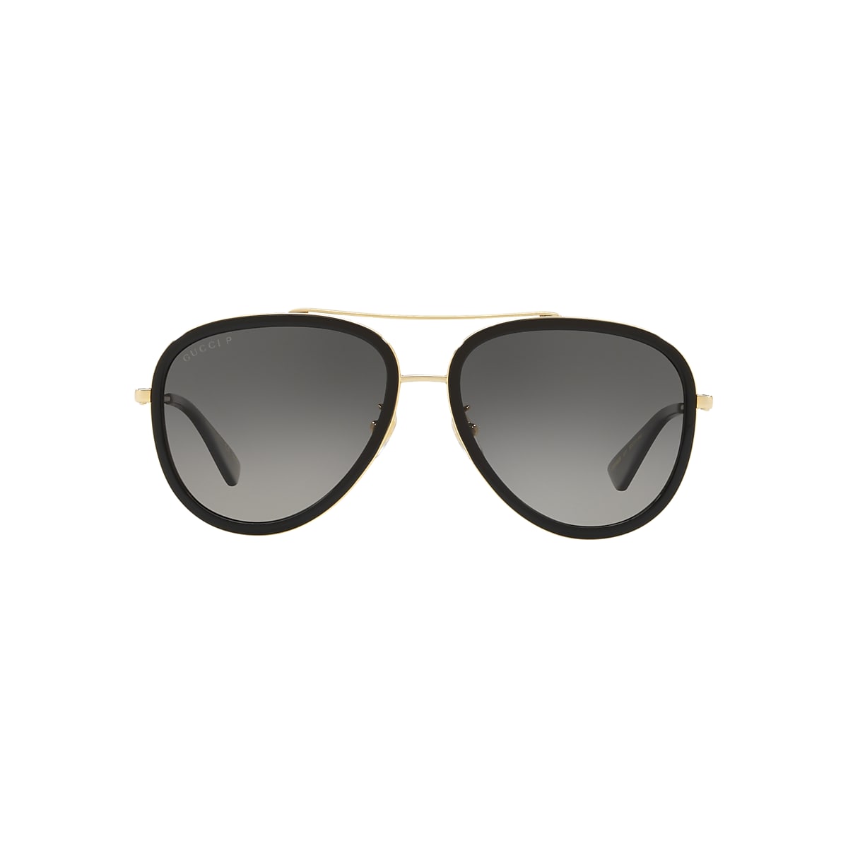 Gucci GG0062S 57 Grey Gradient & Tortoise Polarized Sunglasses | Sunglass  Hut USA