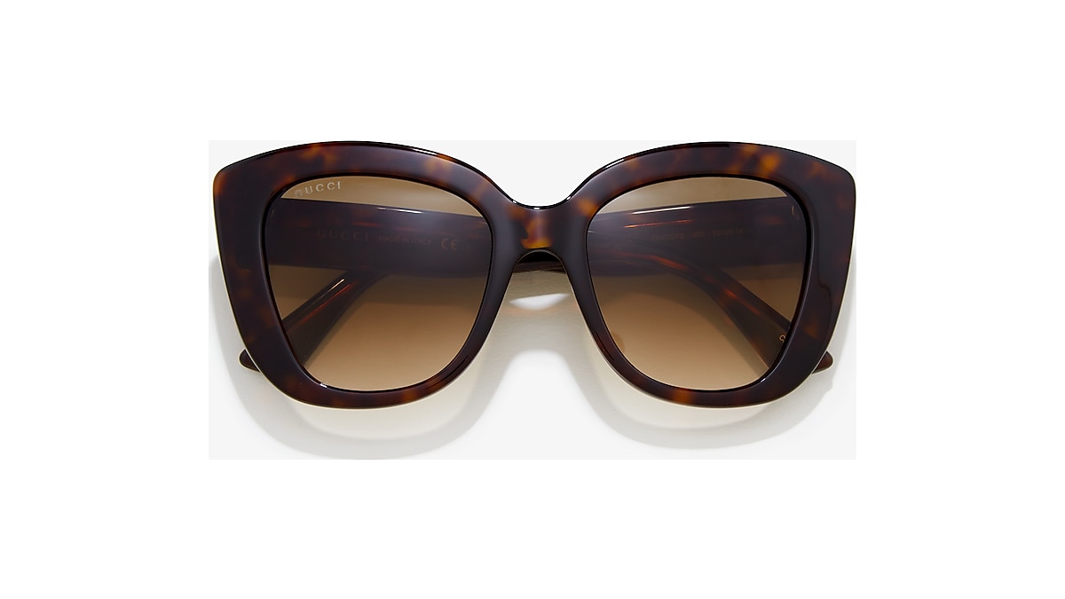 GUCCI GG0327S Tortoise - Female Luxury Sunglasses, Brown Lens