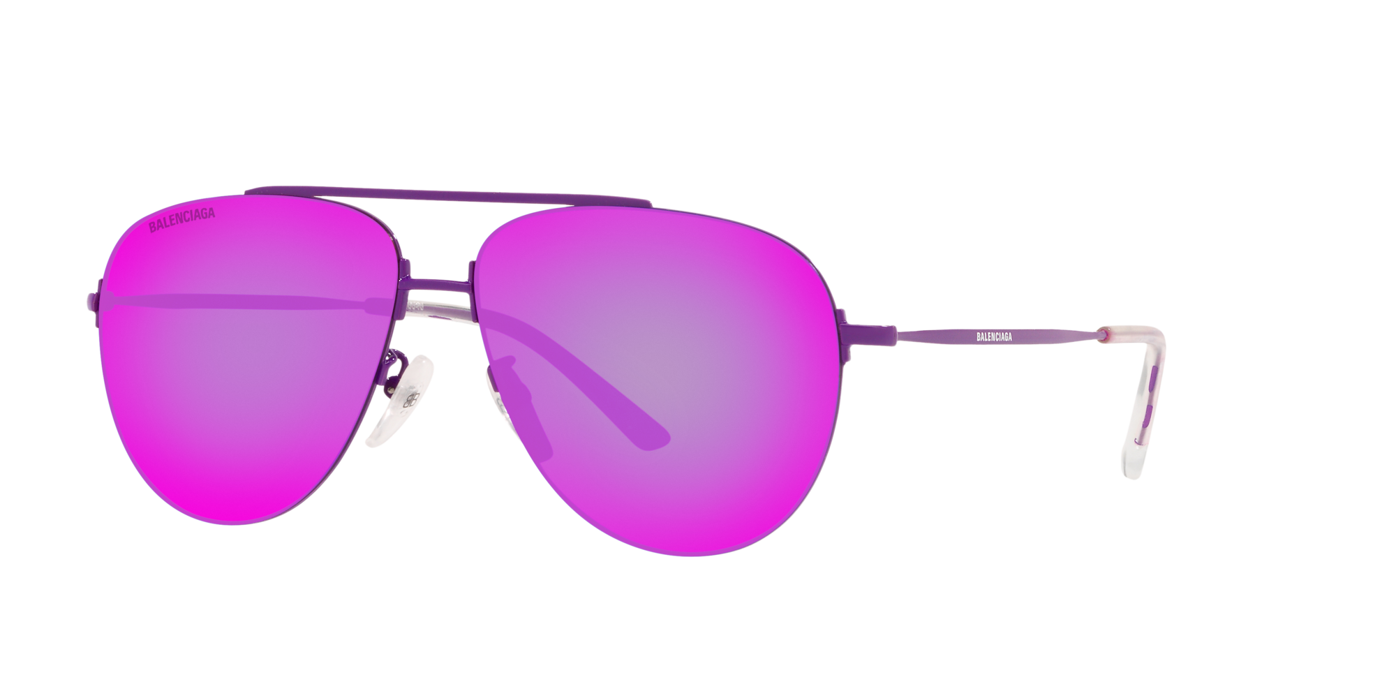 purple balenciaga sunglasses