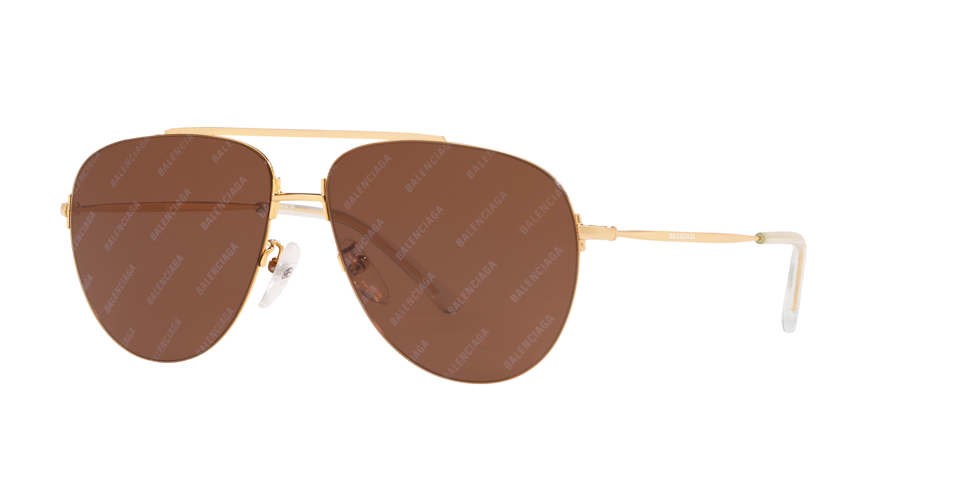 balenciaga brown sunglasses