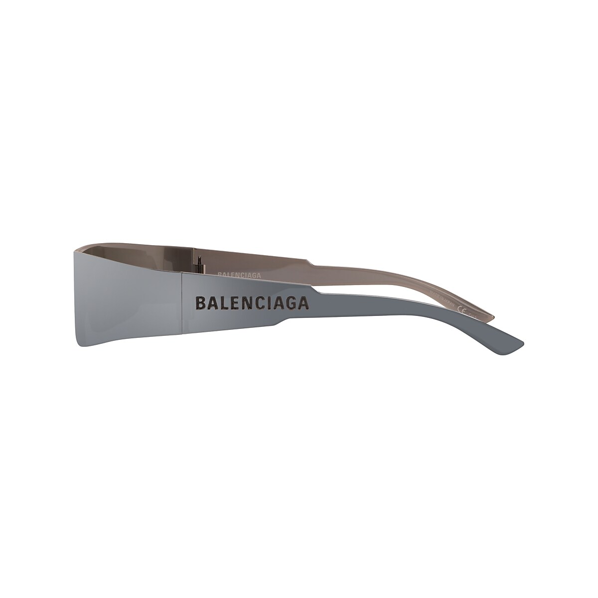 BALENCIAGA BB0041S Silver - Unisex Sunglasses, Silver Lens