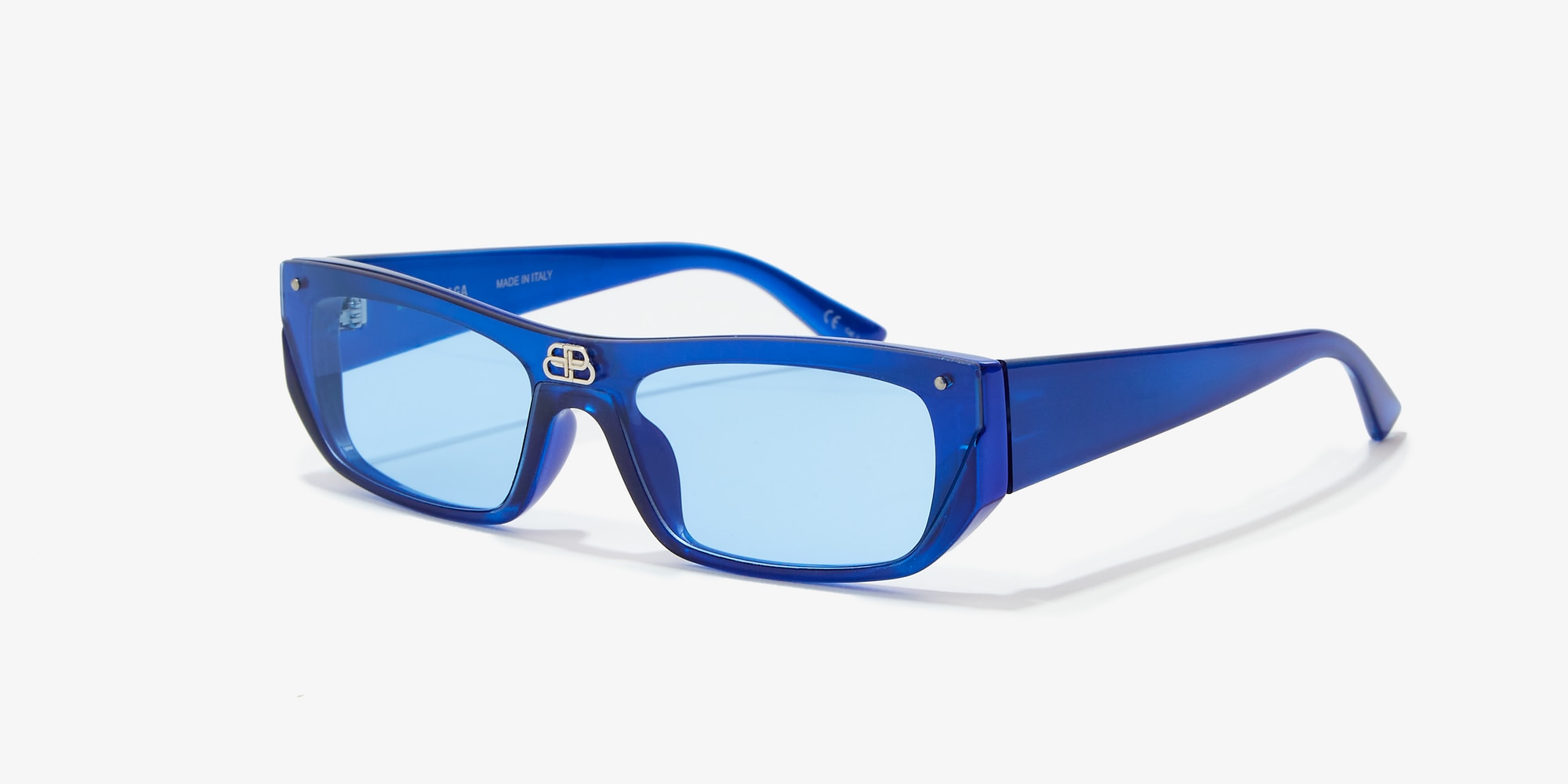 balenciaga sunglasses blue