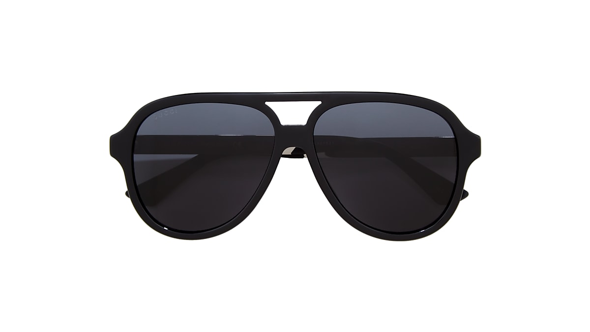 Gucci GG0688S M (59 - 14) with Grey lenses and Black frame