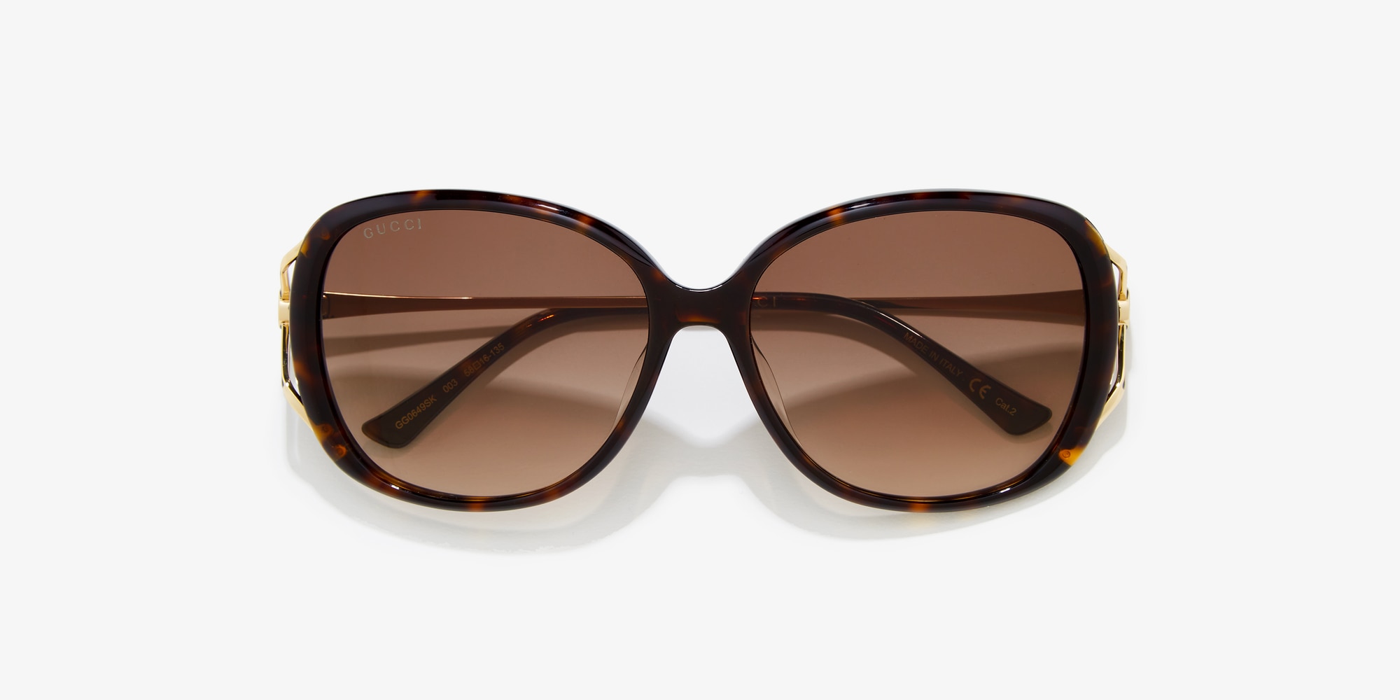 gucci brown tortoise sunglasses