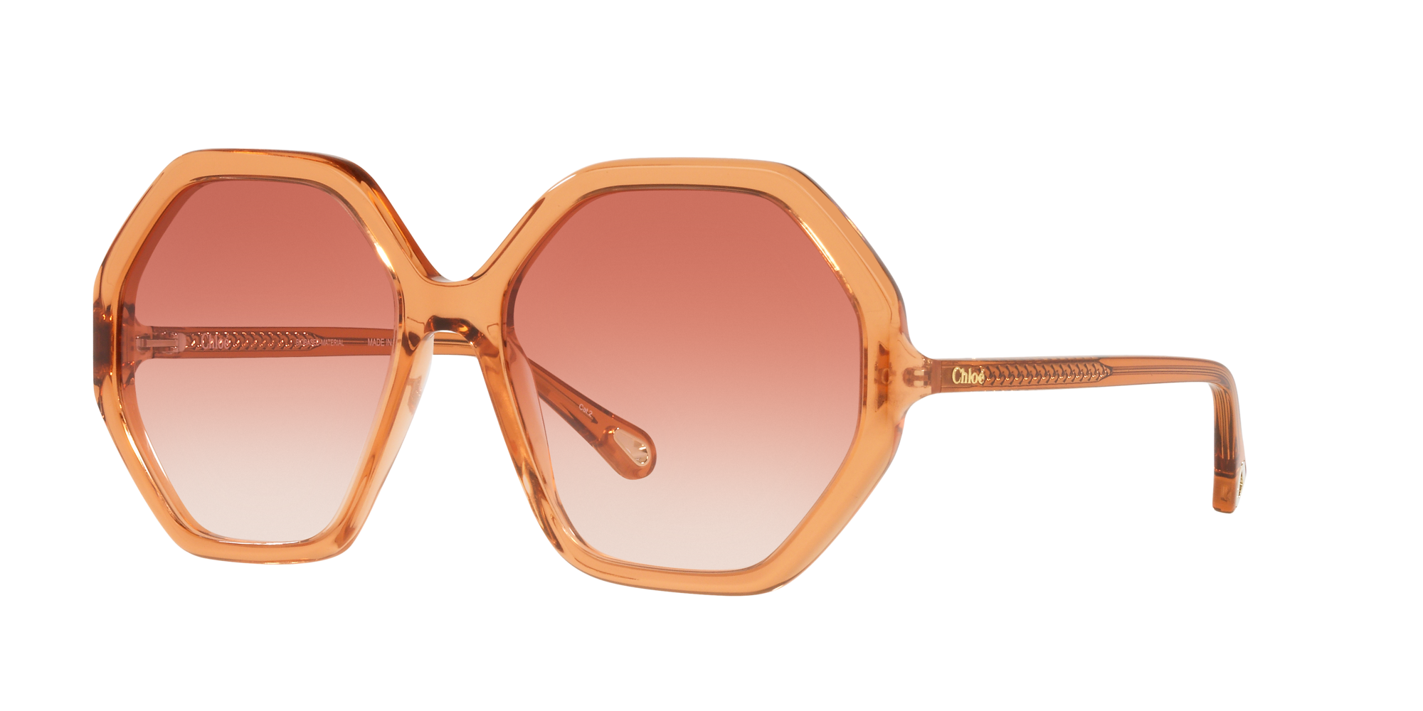 Chloé Unisex Sunglasses, Ch0008s 6n000331 In Orange