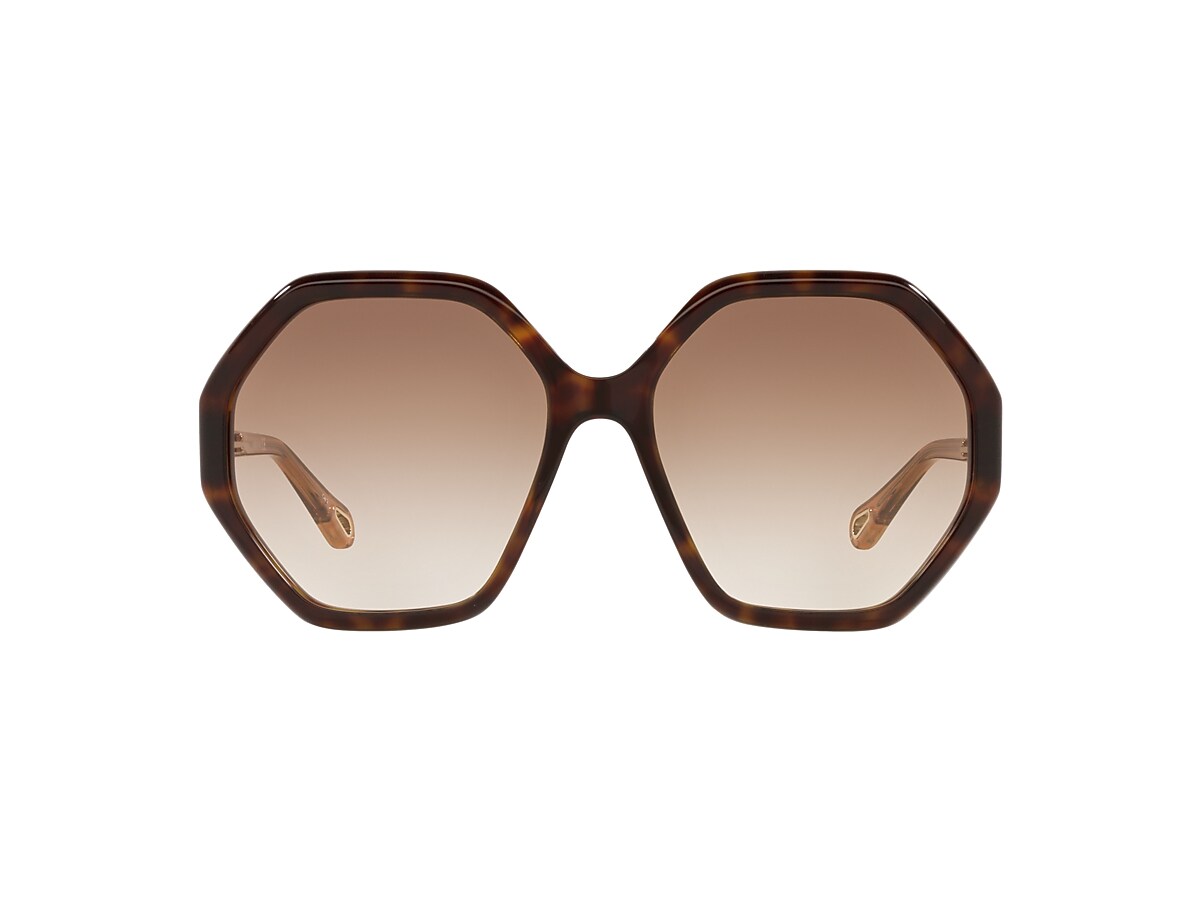 Chloé CH0008S XXS (58 - 17) with Brown lenses and Black