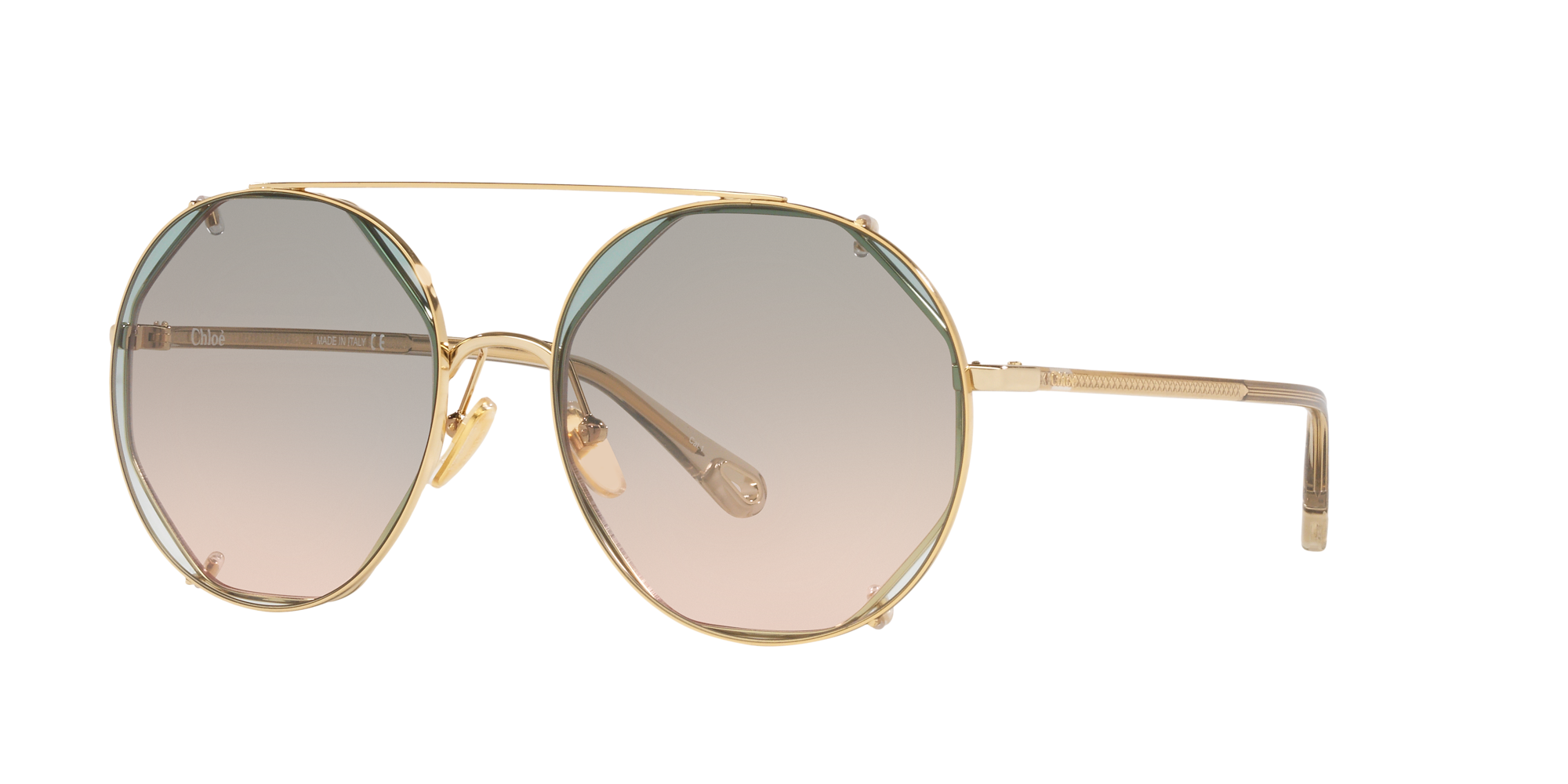 Chloé Women's Ch0041s 57mm Sunglasses In Green Grad