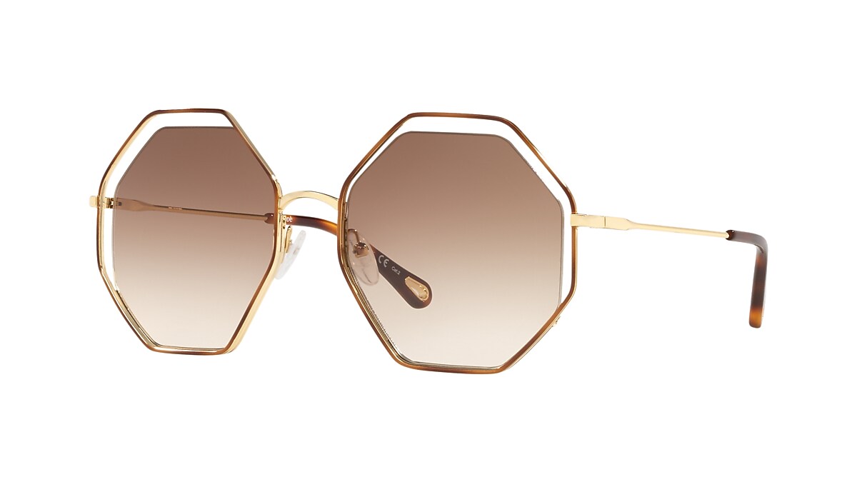 Chloé CH0046S 58 Brown Gradient & Tortoise Sunglasses | Sunglass