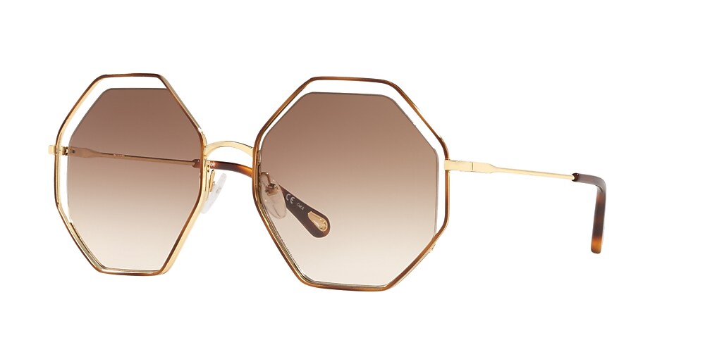 Chloé CH0046S 58 Brown Gradient & Tortoise Sunglasses | Sunglass