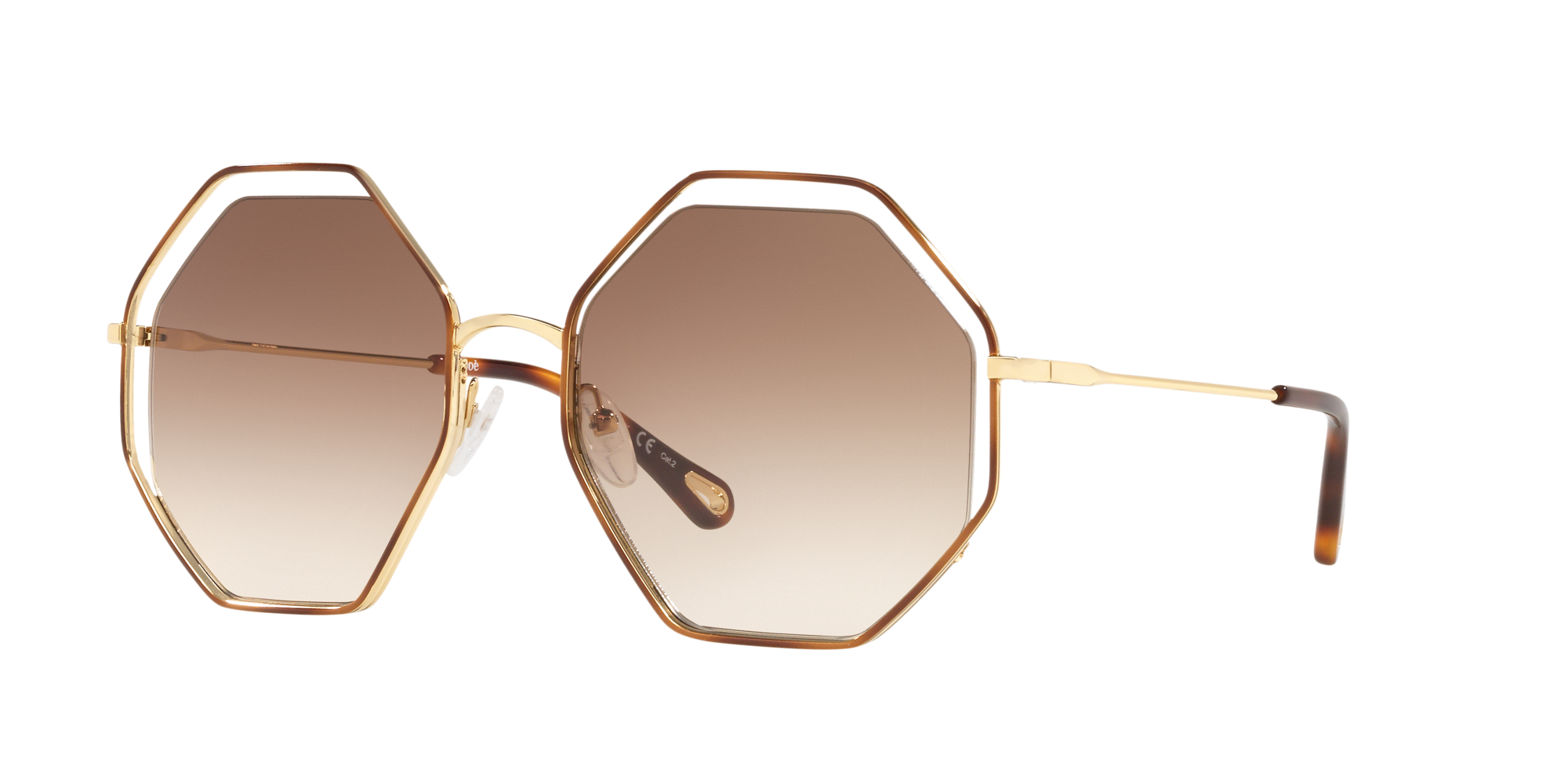 Chloé Ch0046s Havana Sunglasses In Brown Grad