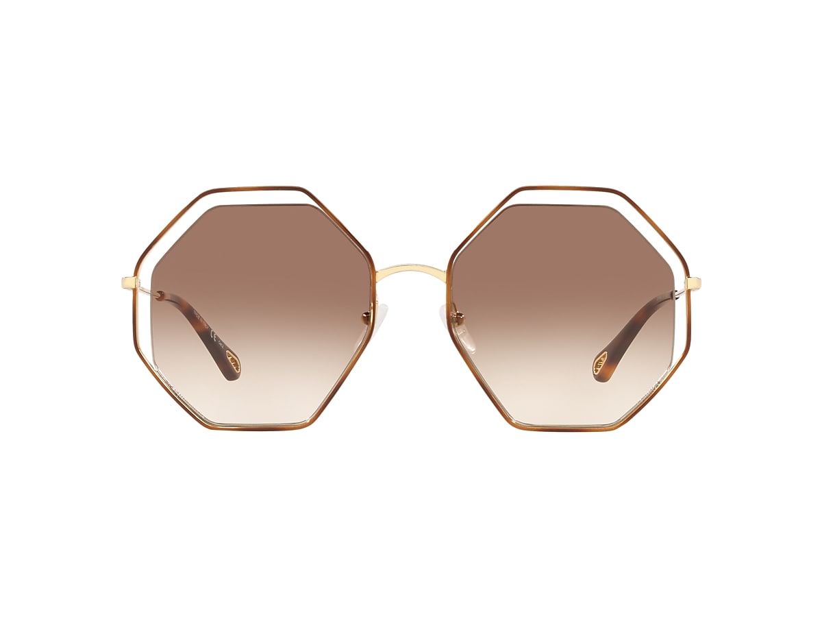 CHLOÉ CH0046S Tortoise - Unisex Sunglasses, Brown Gradient Lens