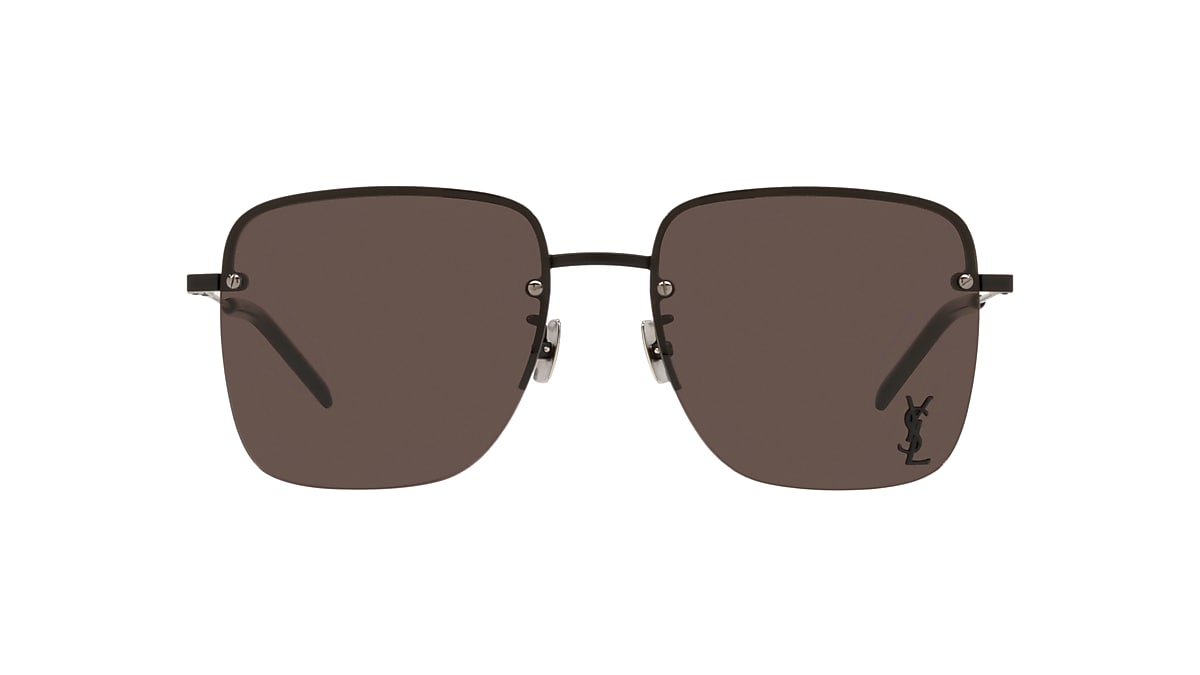 Saint Laurent SL 312 M-001 58 Black & Black Sunglasses | Sunglass