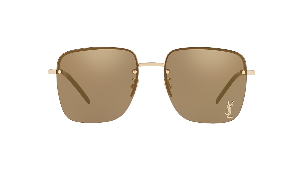 Saint Laurent SL 312 M 008 Sunglasses Gold