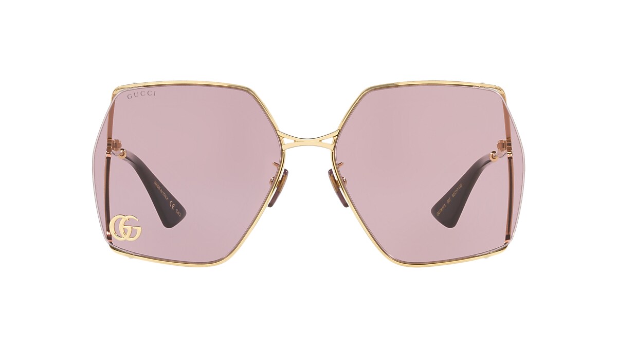 Gucci GG0817S 001 Gold Sunglasses Woman v9306.1blu.de