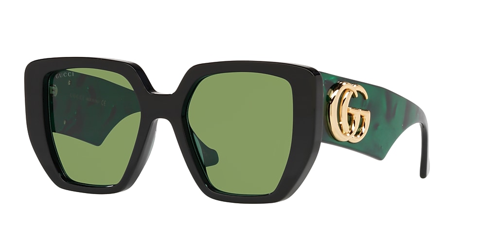 Gucci Gg0956s 54 Green And Black Sunglasses Sunglass Hut Usa