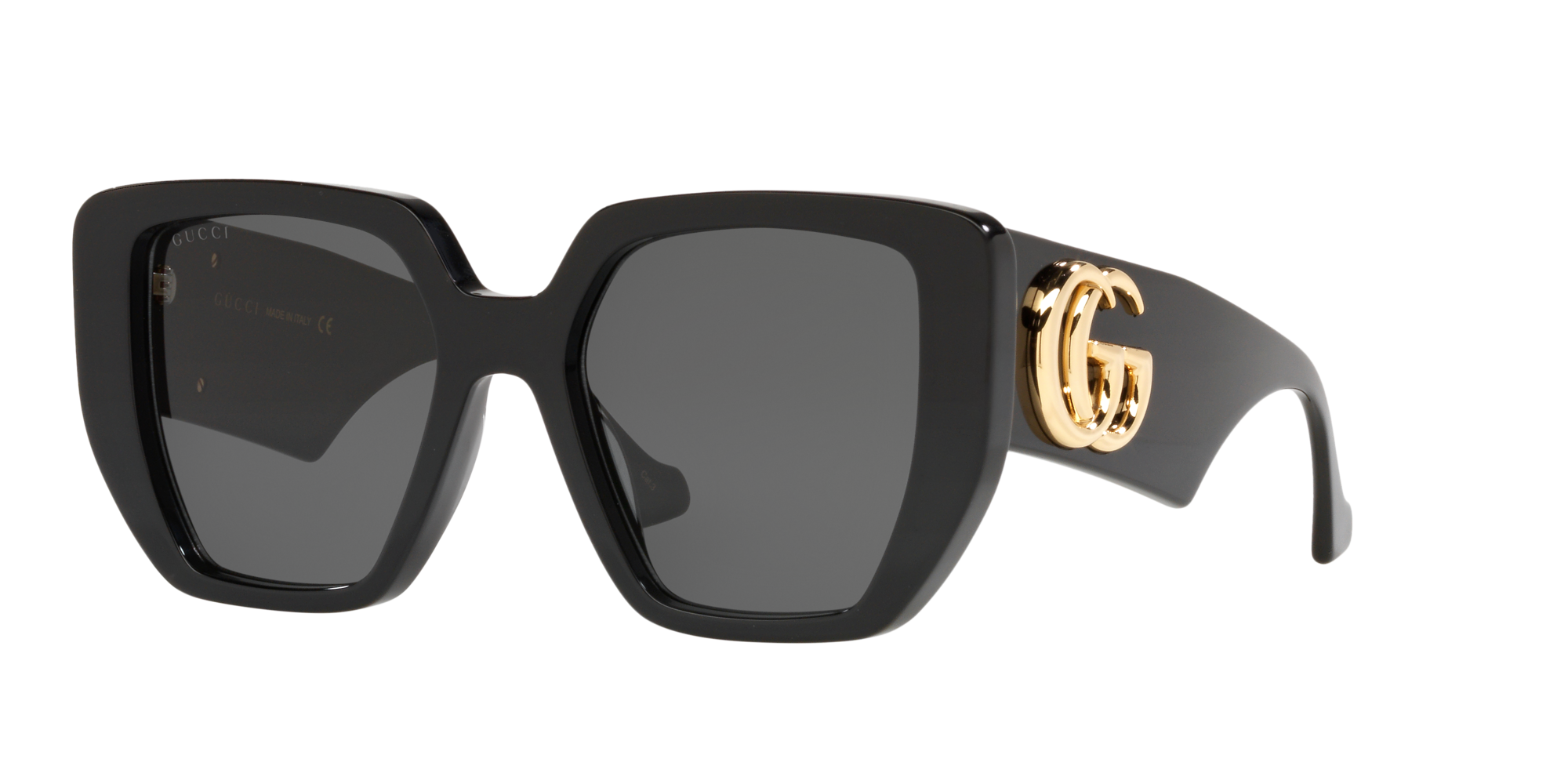 Gucci Green Oversized Unisex Sunglasses Gg0255s 003 59 for sale online |  eBay