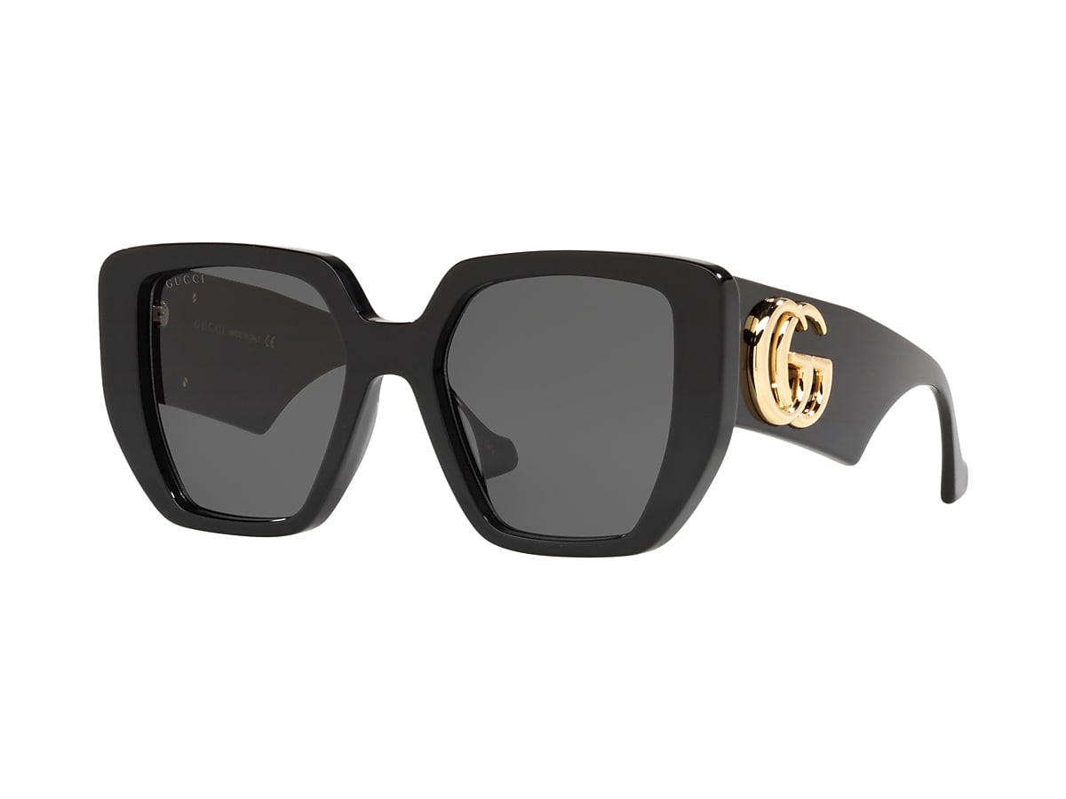 Gucci GG0956S 54 Grey & Black Copper Sunglasses | Sunglass Hut USA