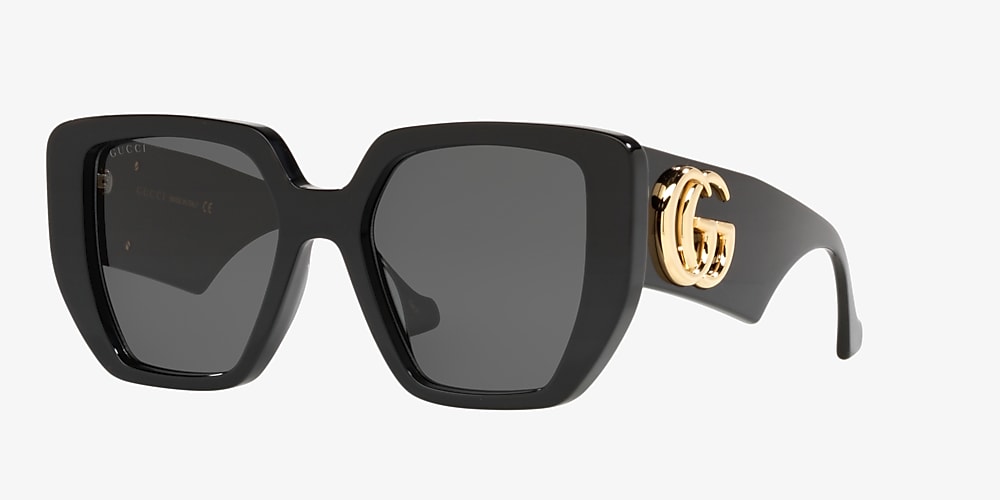 Top 52+ imagen gucci sunglasses black