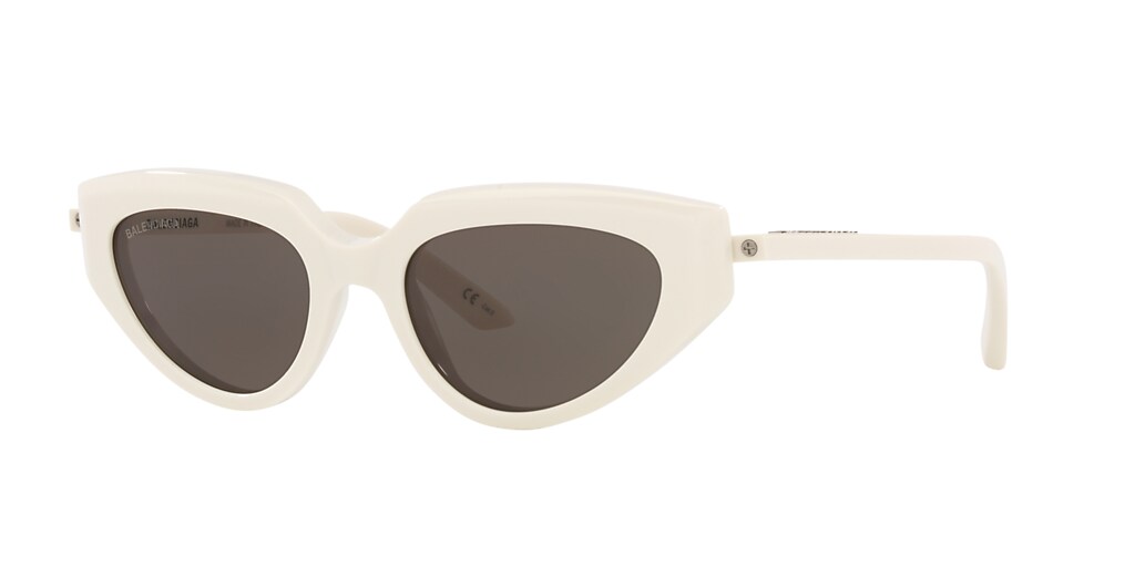 Balenciaga BB0159S 52 Grey & Ivory Sunglasses Sunglass Hut USA