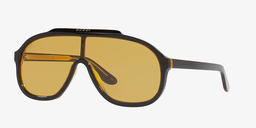 Rummelig Litterær kunst Genbruge Gucci GG1038S 99 Yellow & Black Sunglasses | Sunglass Hut USA