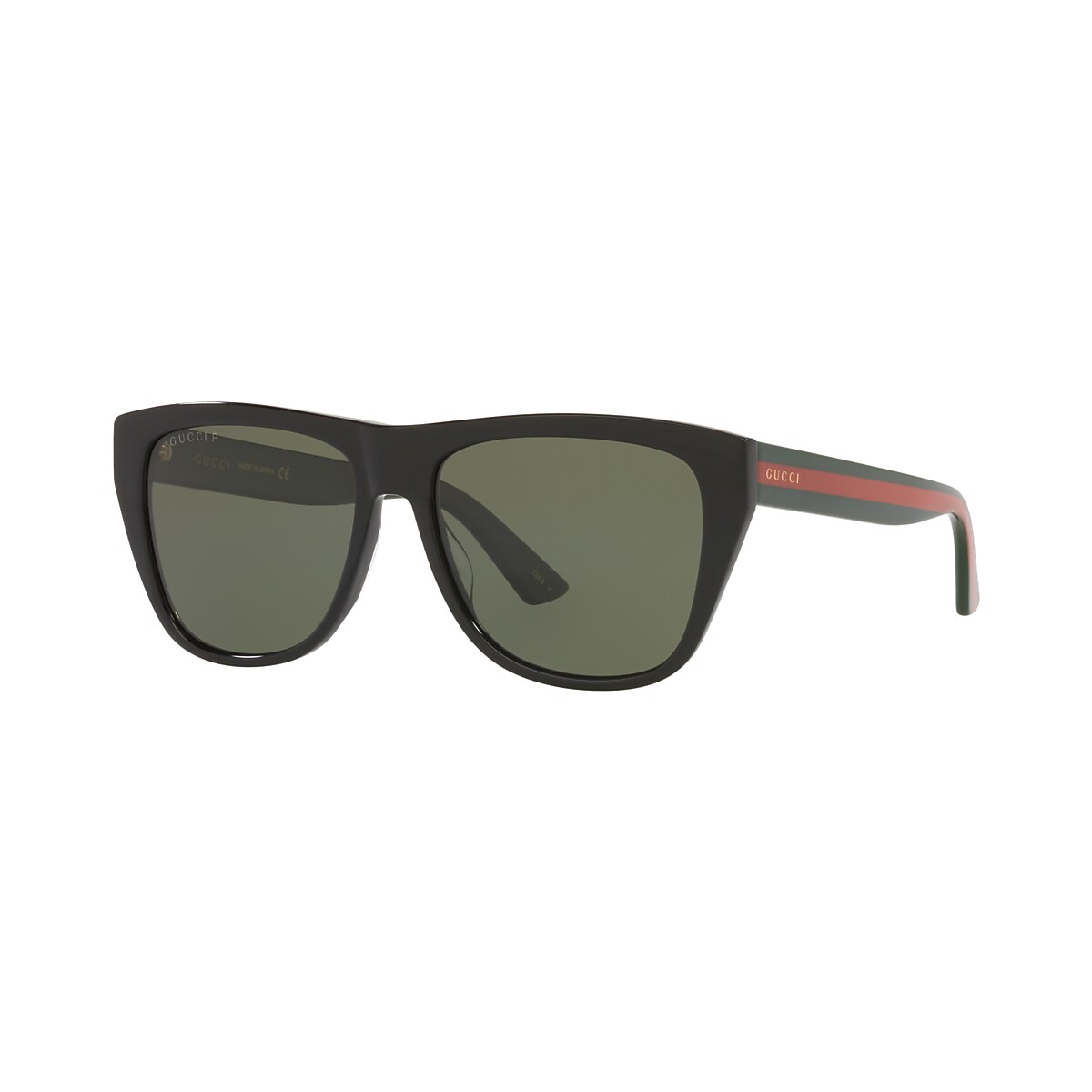 Gucci GC001617 GG0926S 57 Green & Black Polarized Sunglasses | Sunglass Hut  Canada